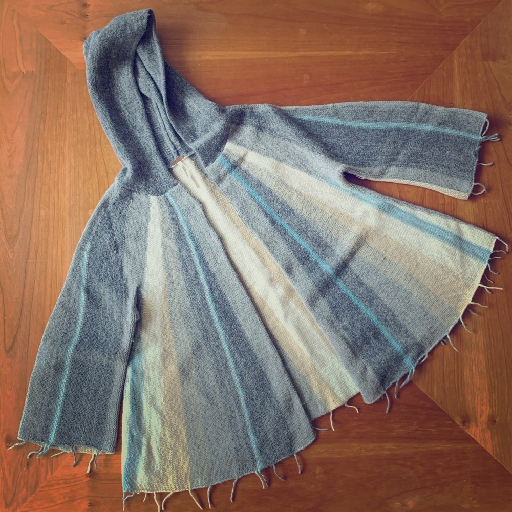 Free People hoodie sweater, fun swing style